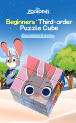 画像をギャラリービューアに読み込む, Disney Zootopia/Frozen Third-Order Rubik&#39;s Cube, Educational Toy 22277
