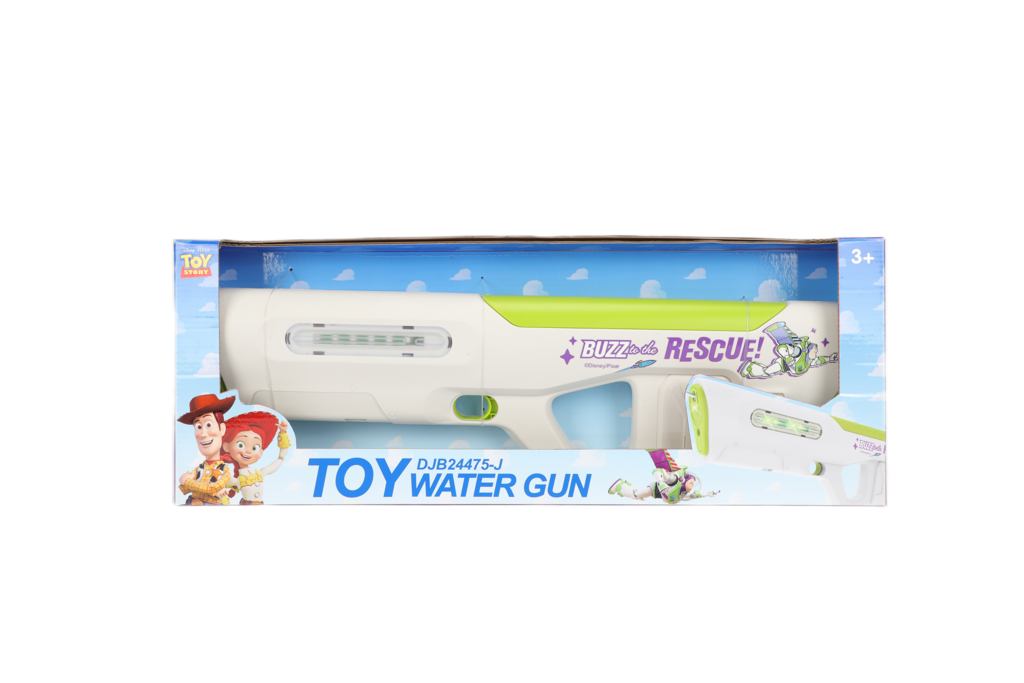 Disney Toys Buzz Light Year Cartoon Children Electric Water Gun 2024 Summer