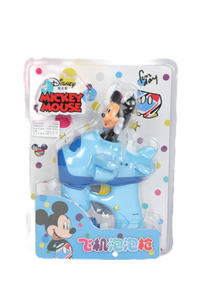 Disney Mickey Mouse Airplane Bubble Gun Toy Children Outdoor Toys