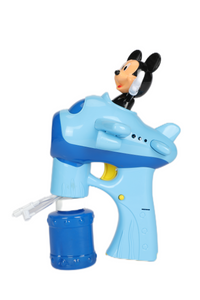 Disney Mickey Mouse Airplane Bubble Gun Toy Children Outdoor Toys