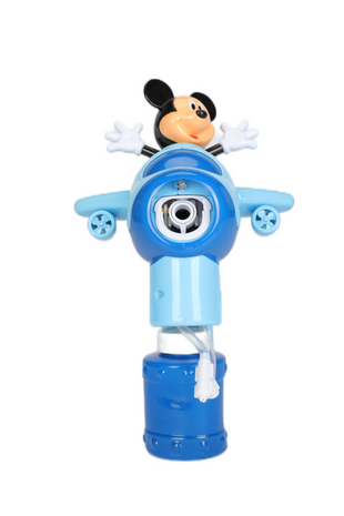 Disney Mickey Mouse Airplane Bubble Gun Toy Children Outdoor Toys