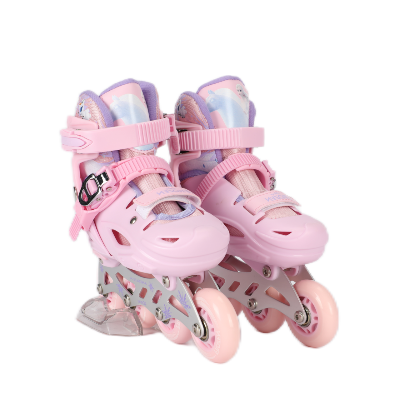 Disney Frozen Kids Roller Skate Combo Set Pink