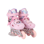Load image into Gallery viewer, Disney Frozen Kids Roller Skate Combo Set Pink
