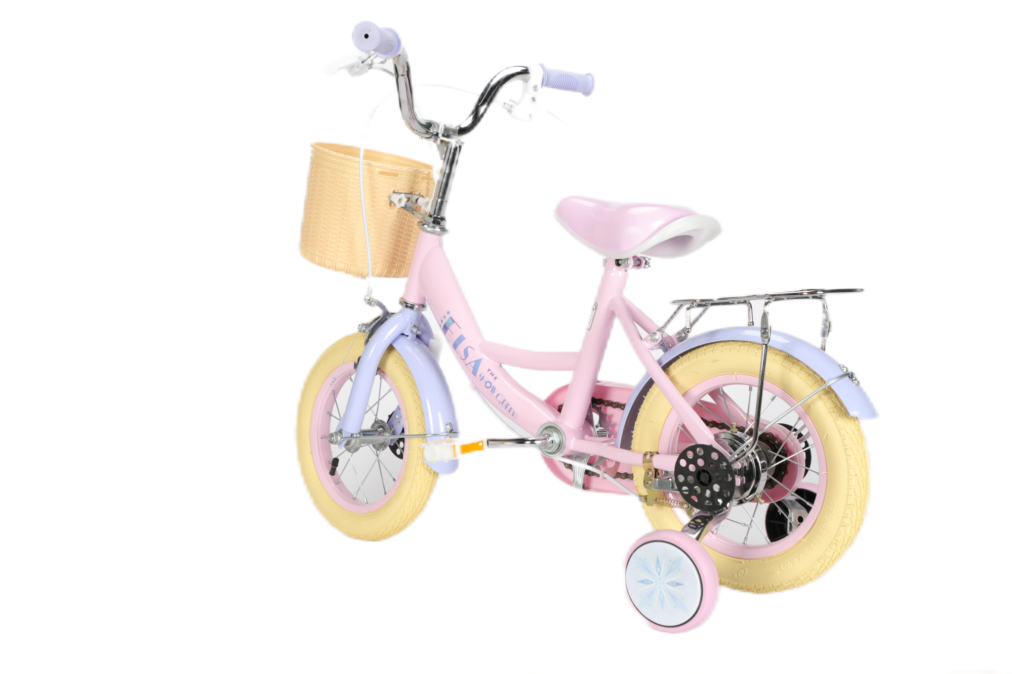 Disney Frozen children bicycle Kids Hot Sale Pink yello wheel