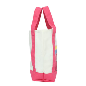 Disney Lotso Canvas Handbag Capacity Bento Lunch Box Bag Shopping Bag Handbag