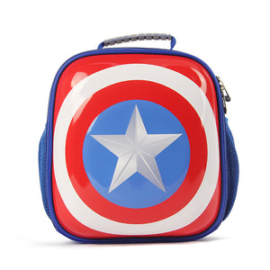 Marvel Spiderman Captain America Squared-shape Hardshell Backpack For Children VHF20295-S/VHF20295-T