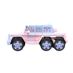 Disney Forzen 2024 New Design Electric Push Kids Toy Six Wheels Car