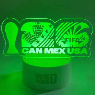 FWC26 ACRYLIC LAMP WITH CHANGING LIGHT FWL13