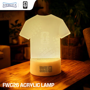 FWC26 ACRYLIC LAMP WITH CHANGING LIGHT FWL8