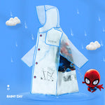 画像をギャラリービューアに読み込む, MARVEL SPIDER MAN EVA RAINCOAT FOR CHILDREN
