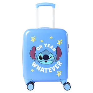 Disney Stitch Traveling Trolley Suitcase 16'' DH23776-ST