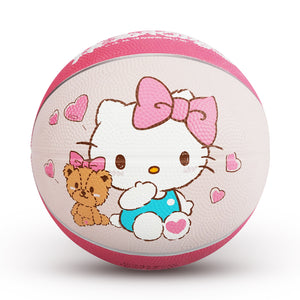 Hello Kitty Rubber Basketball Outdoor Indoor Size 3/5 Game Basket Ball