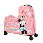 画像をギャラリービューアに読み込む, Disney Mickey cartoon children trolley case can sit and ride luggage
