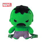 画像をギャラリービューアに読み込む, Marvel Iron Man Hulk Black Panther Spiderman Captain America Kid Plush Bag 85242
