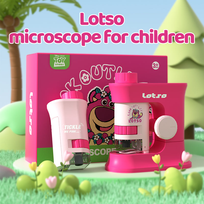 Disney Lotso/Stitch Scientific Exploration Microscope Educational Toys 31015