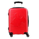 画像をギャラリービューアに読み込む, Disney Mickey Red/White/Black Traveling Suitcase 20&#39;&#39; DH20383-A
