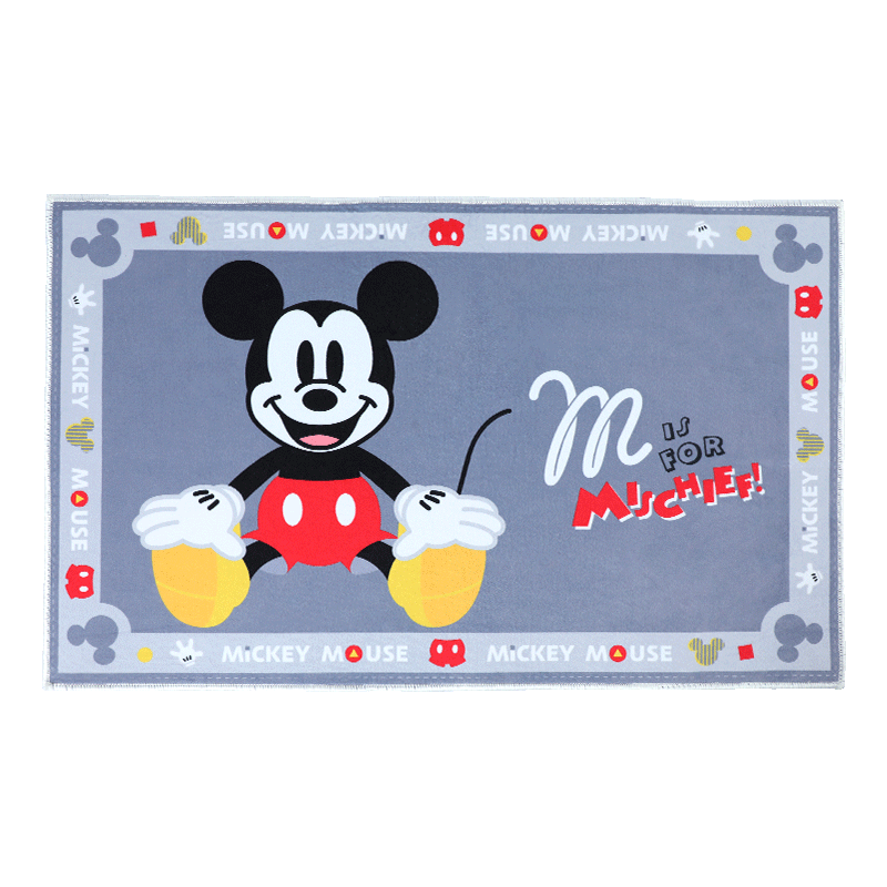 Disney Frozen/Mickey/Losto Crystal Velvet Floor Mat 22022
