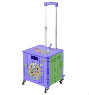Disney Toys Buzz Lightyear Cartoon Cute Trolley Storage Box