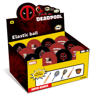 Marvel Deadpool Super Bound Ball Children Toys Elastic Ball