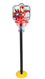 Load image into Gallery viewer, Marvel Iron Man basketball stand height adjustable durable strong basketball board children toys indoor outdoor games
