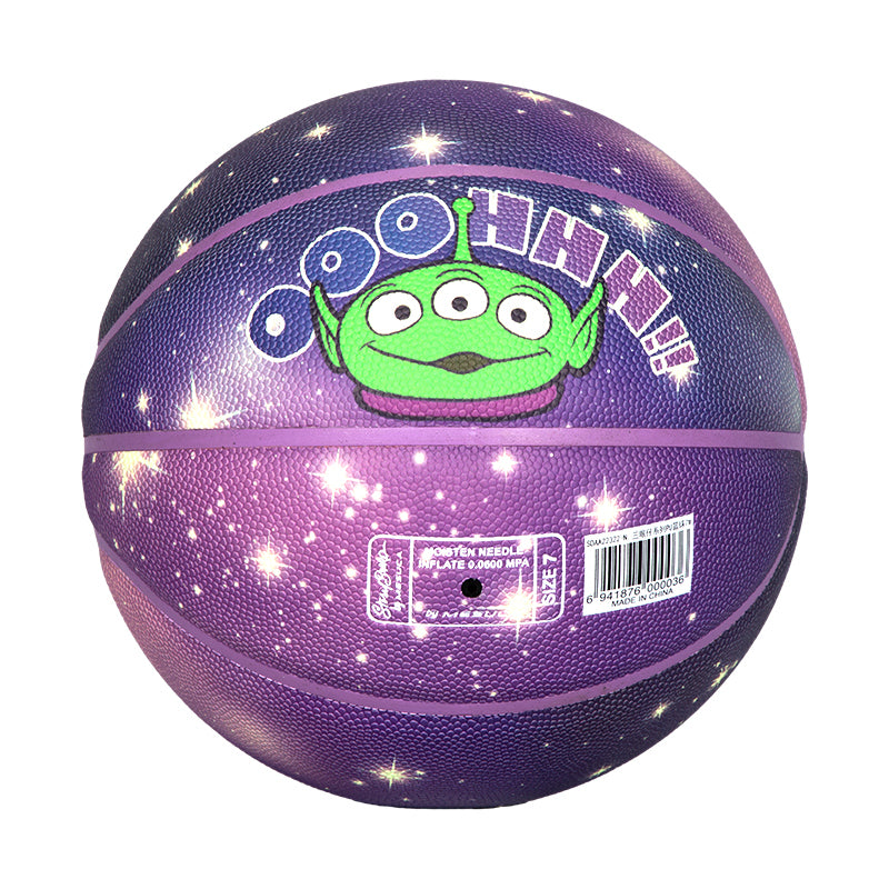 #7 Kids Basketball Children Sports Ball Disney Alien Recreative Indoor Outdoor Ball for Kids Toddlers Girls Boys Children School