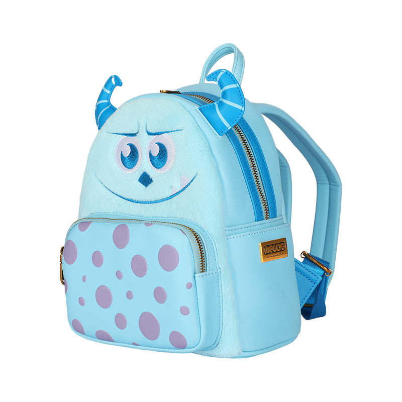 Disney Monsters University James P. Sullivan Backpack Cartoon Cute Fashion PU Bag Luxury Bag OOTD Style DHF23862-MI