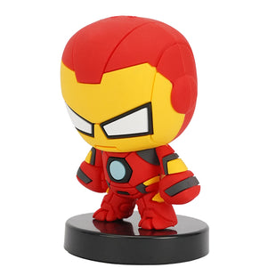 Marvel Iron Man Cartoon Cute Keychain Pendant Pedestal