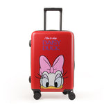 画像をギャラリービューアに読み込む, Disney IP Daisy Duck Red/White/Black Traveling Suitcase 20&#39;&#39; DH20312-M with TSA security password lock
