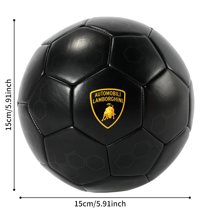 LFB552 AUTOMOBILI LAMBORGHINI MACHINE SEWING PVC SOCCER BALL HEXAGON TEXTURE