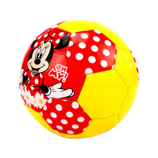 3D Size 2 Soccer Ball Disney Minnie 15cm Children Sports Ball Recreative Indoor Outdoor Ball for Kids Toddlers Girls Boys Children School