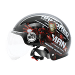 画像をギャラリービューアに読み込む, Marvel  Iron man / Captain America Motorcycle helmet  22216

