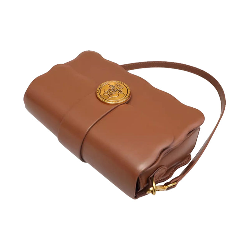 Disney PU Fashion Brown Mickey Shoulder Bag DHF22191-B1