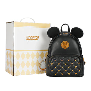 Disney Mickey Backpack Cartoon Cute Fashion PU Bag Luxury Bag OOTD Style DHF23863-A3