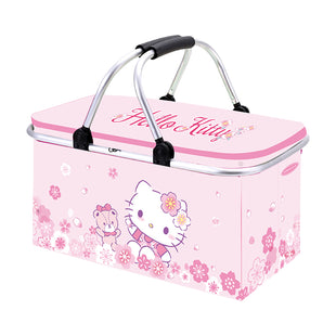 HELLO KITTY FOLDING STORAGE BASKET