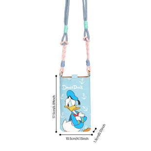 Disney IP Donald Duck Cartoon Cute Fashion Cell Phone Bag DHF41057-L