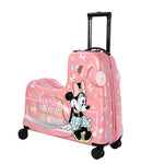 画像をギャラリービューアに読み込む, Disney Mickey cartoon children trolley case can sit and ride luggage
