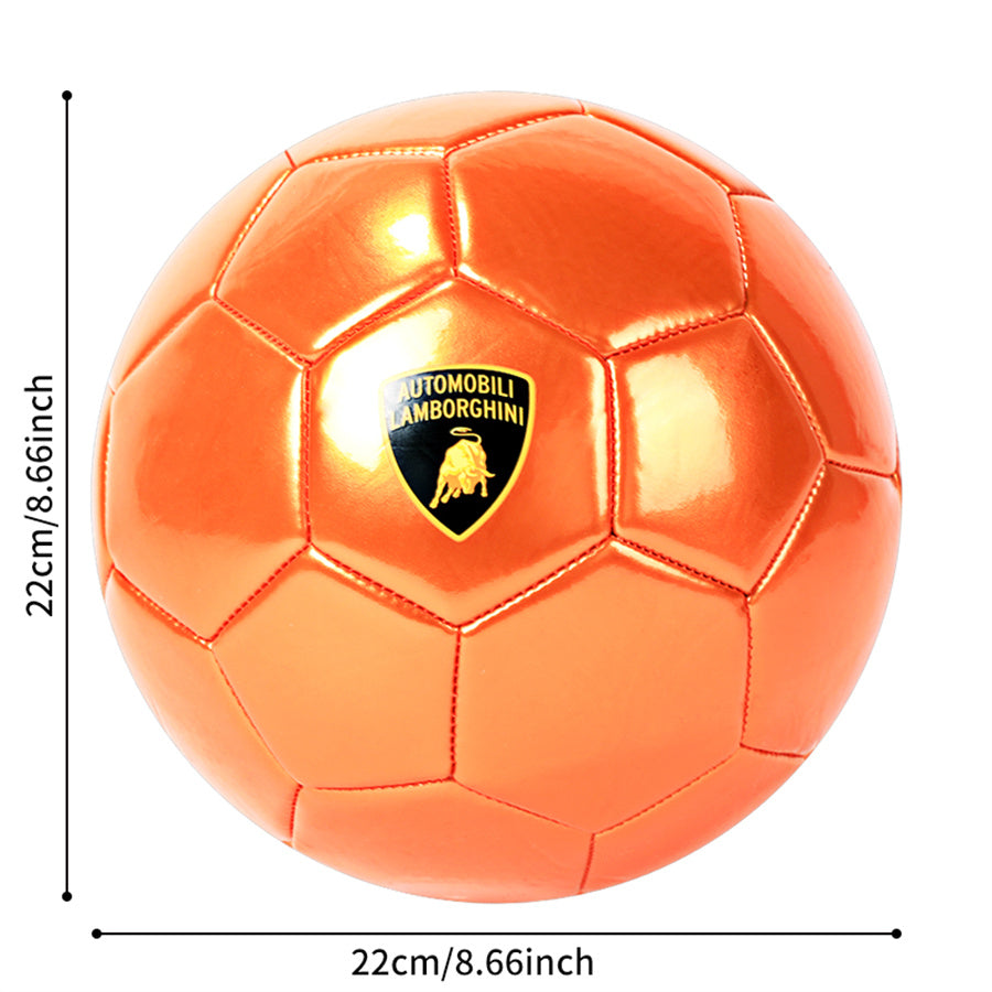 LFB771 AUTOMOBILI LAMBORGHINI MACHINE SEWING PVC SOCCER BALL METALLIC TEXTURE