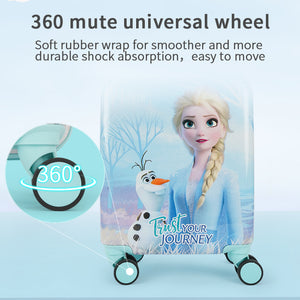 Disney Frozen IP Kids Suitcase 16inch DH19238-Q Easy travel 3 layers composite structure lightweight suitcase