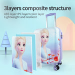 Load image into Gallery viewer, Disney Frozen IP Kids Suitcase 18inch DH19239-Q 3 layers composite structure lightweight suitcase
