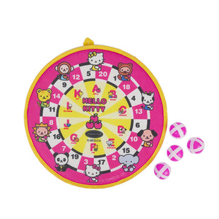 Sanrio Hello Kitty Sticky Plate Target Balls Children Toys
