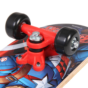 Marvel Captain America/ Spiderman Single kick skateboard 51347