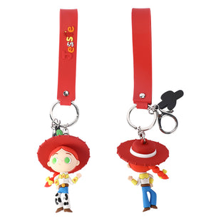 Disney Toys Jessie Cartoon Cute Keychain Pendant