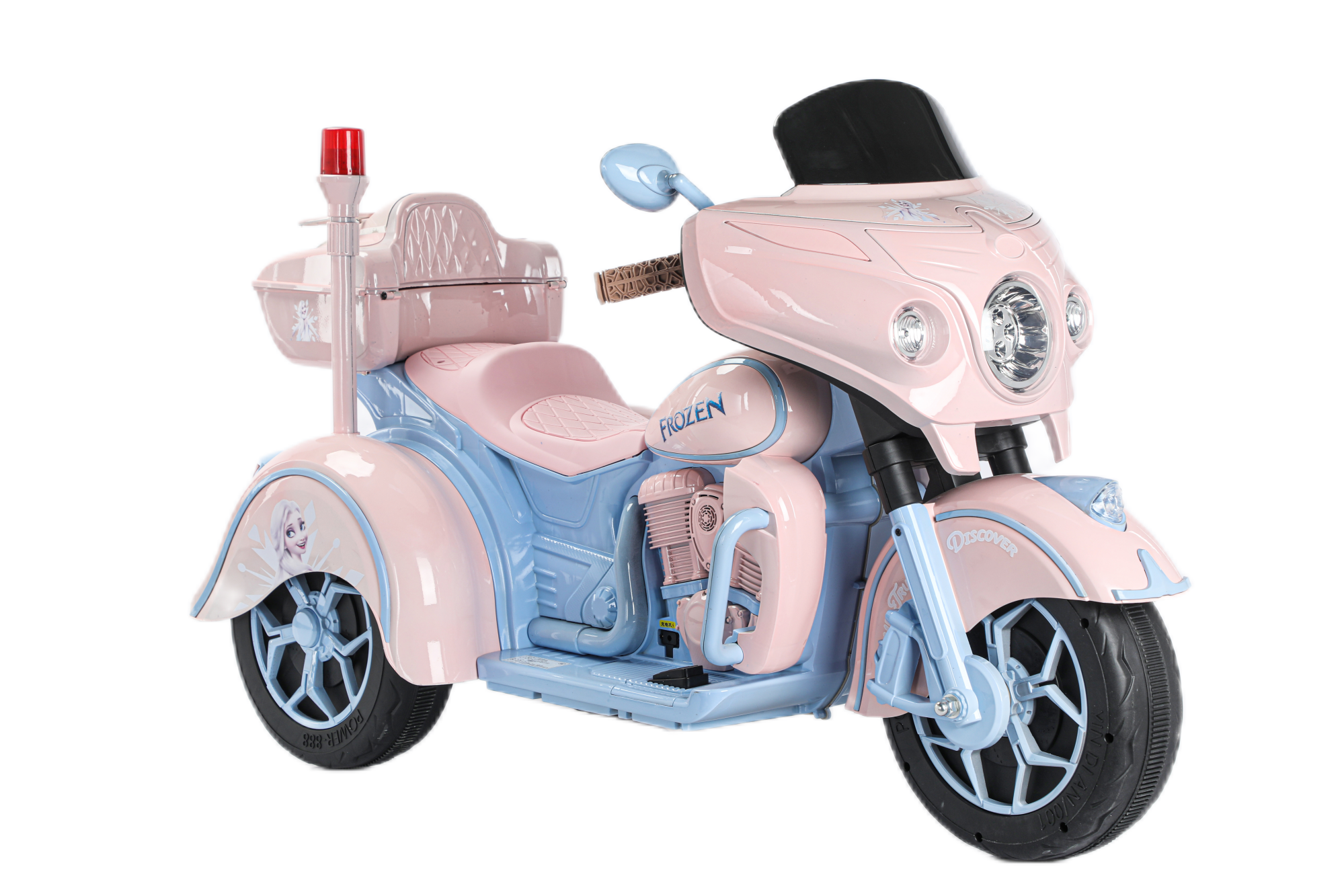 Disney Frozen 2024 New Design Electric Push Kids Toy Three wheel Motorbike