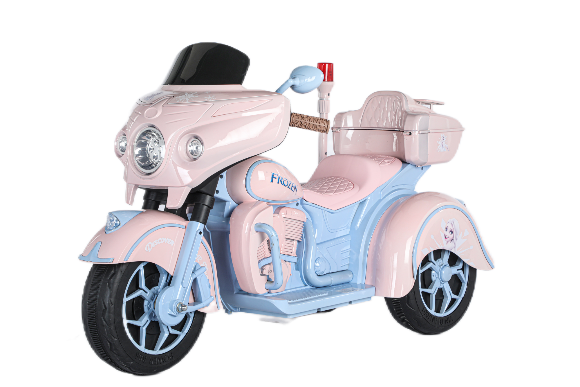 Disney Frozen 2024 New Design Electric Push Kids Toy Three wheel Motorbike