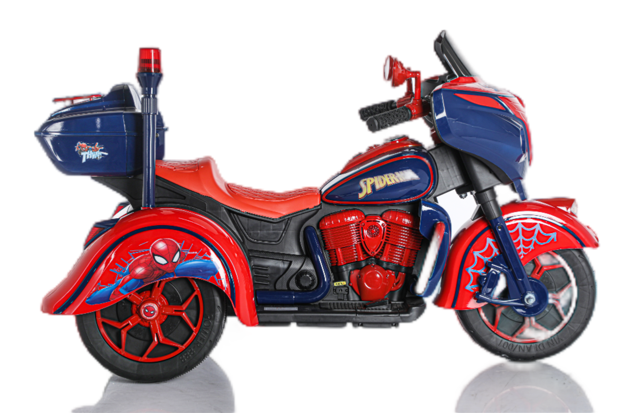 Mravel Spider-Man 2024 New Design Electric Push Kids Toy Motorbike