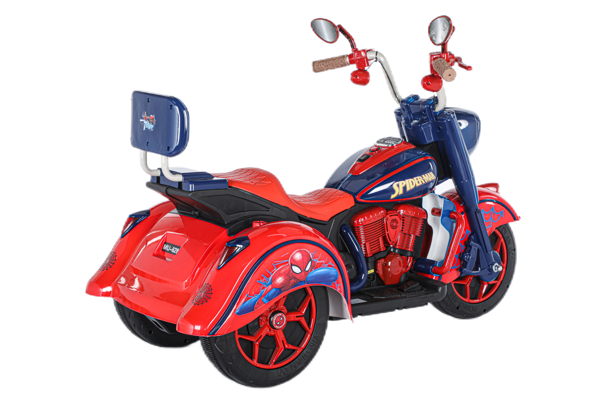 Mravel Spider-Man 2024 New Design Electric Push Kids Toy Motorbike