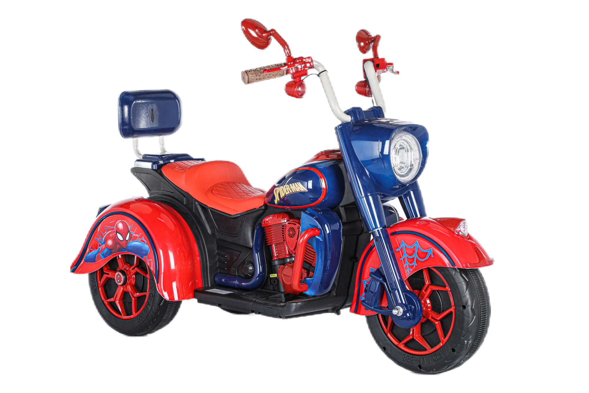 Mravel Spider Man 2024 New Design Electric Push Kids Toy Motorbike IP Mall
