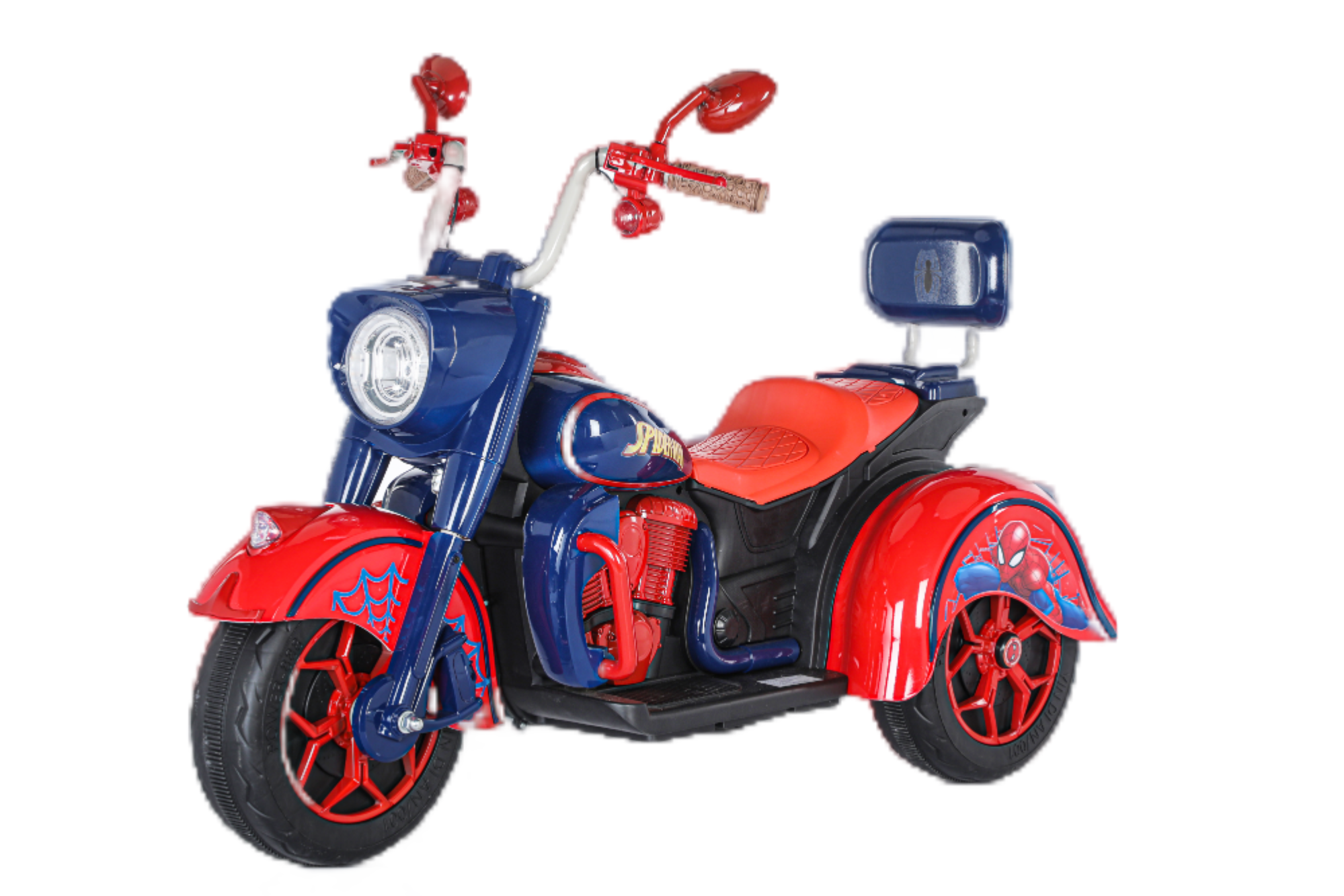 Mravel Spider Man 2024 New Design Electric Push Kids Toy Motorbike IP Mall