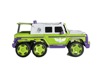 Disney  Buzz Lightyear 2024 New Design Electric Push Kids Toy Six Wheels Car