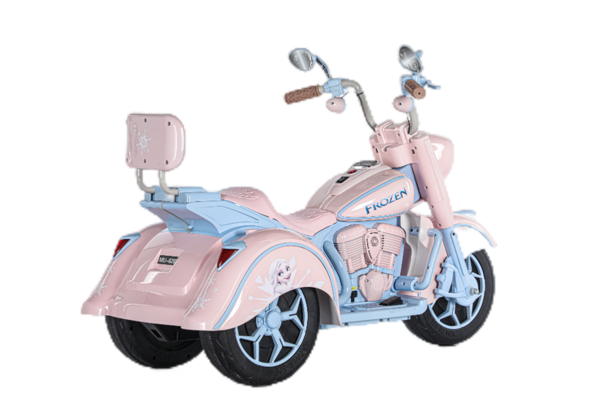 Disney Frozen 2024 New Design Electric Push Kids Toy Three wheel Motorbike